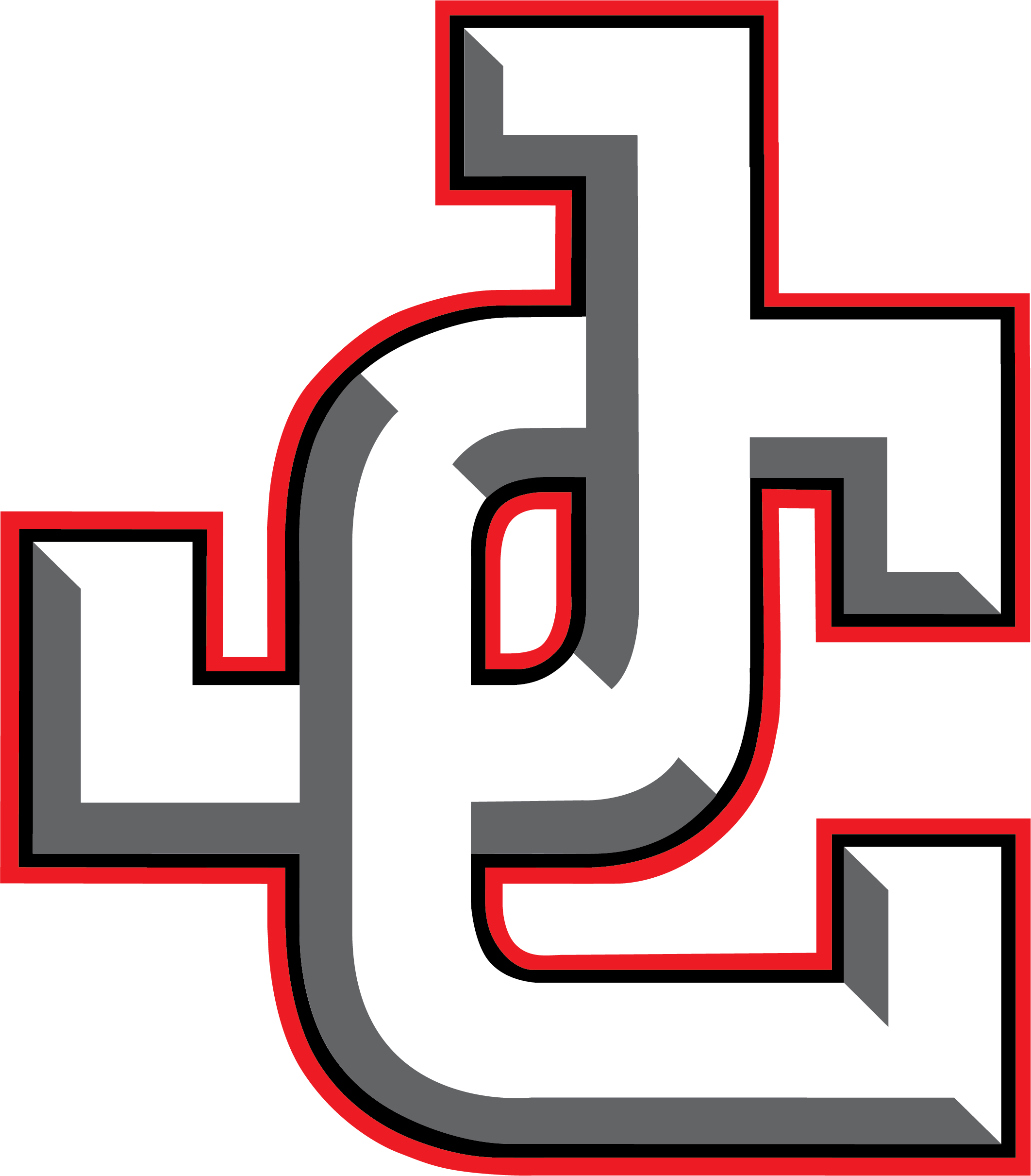 Interlocking Red JC Logo