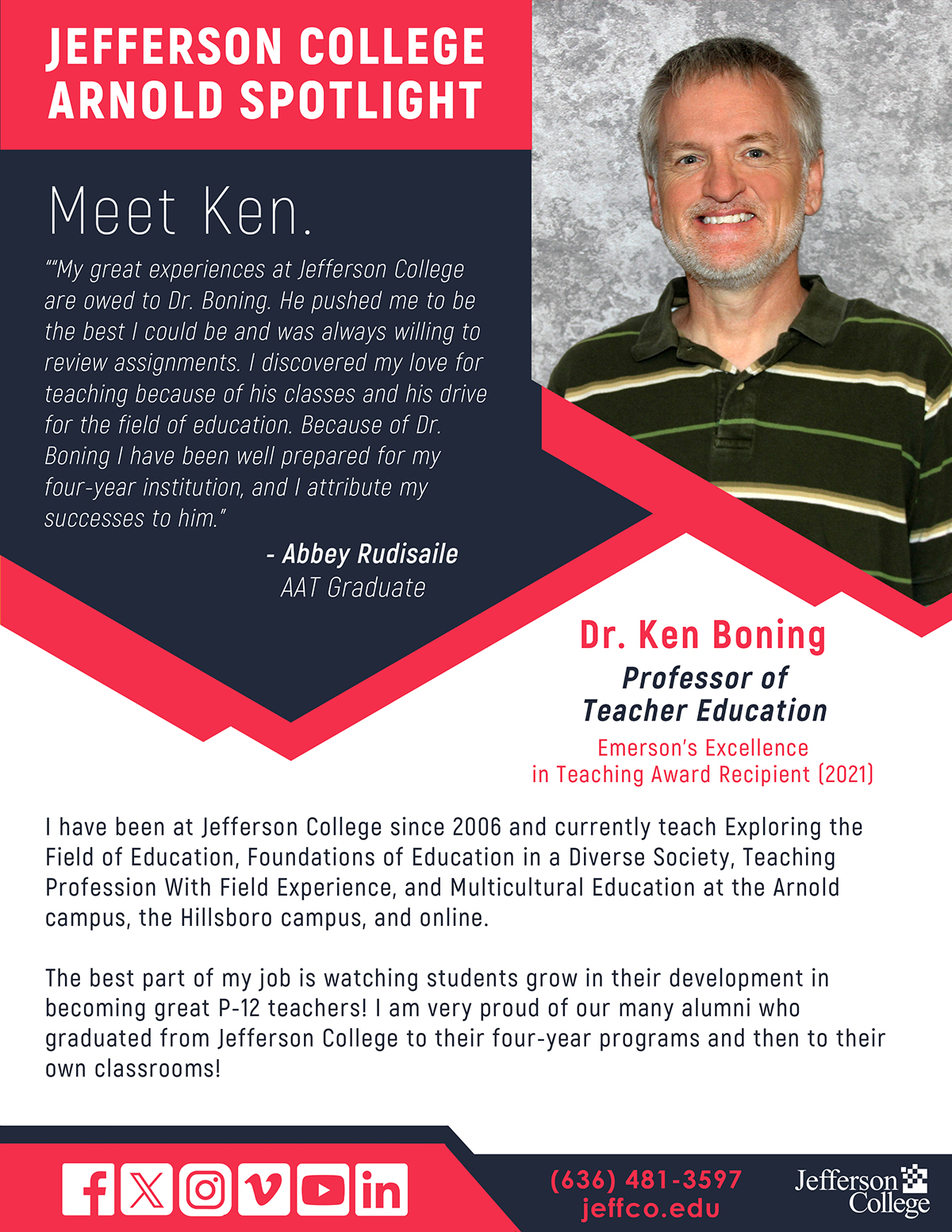 JCA Spotlight - Ken Boning