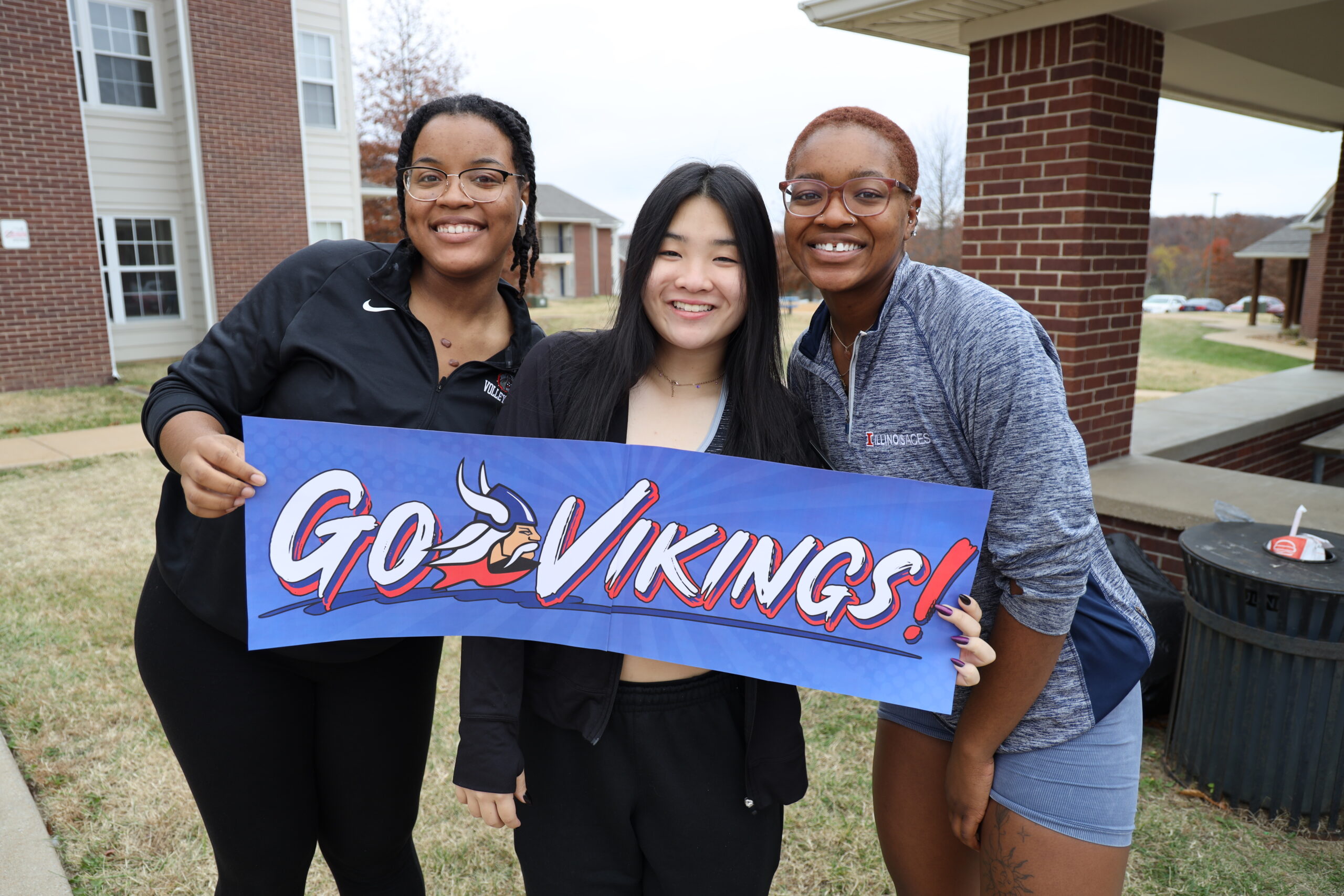 Three female students.