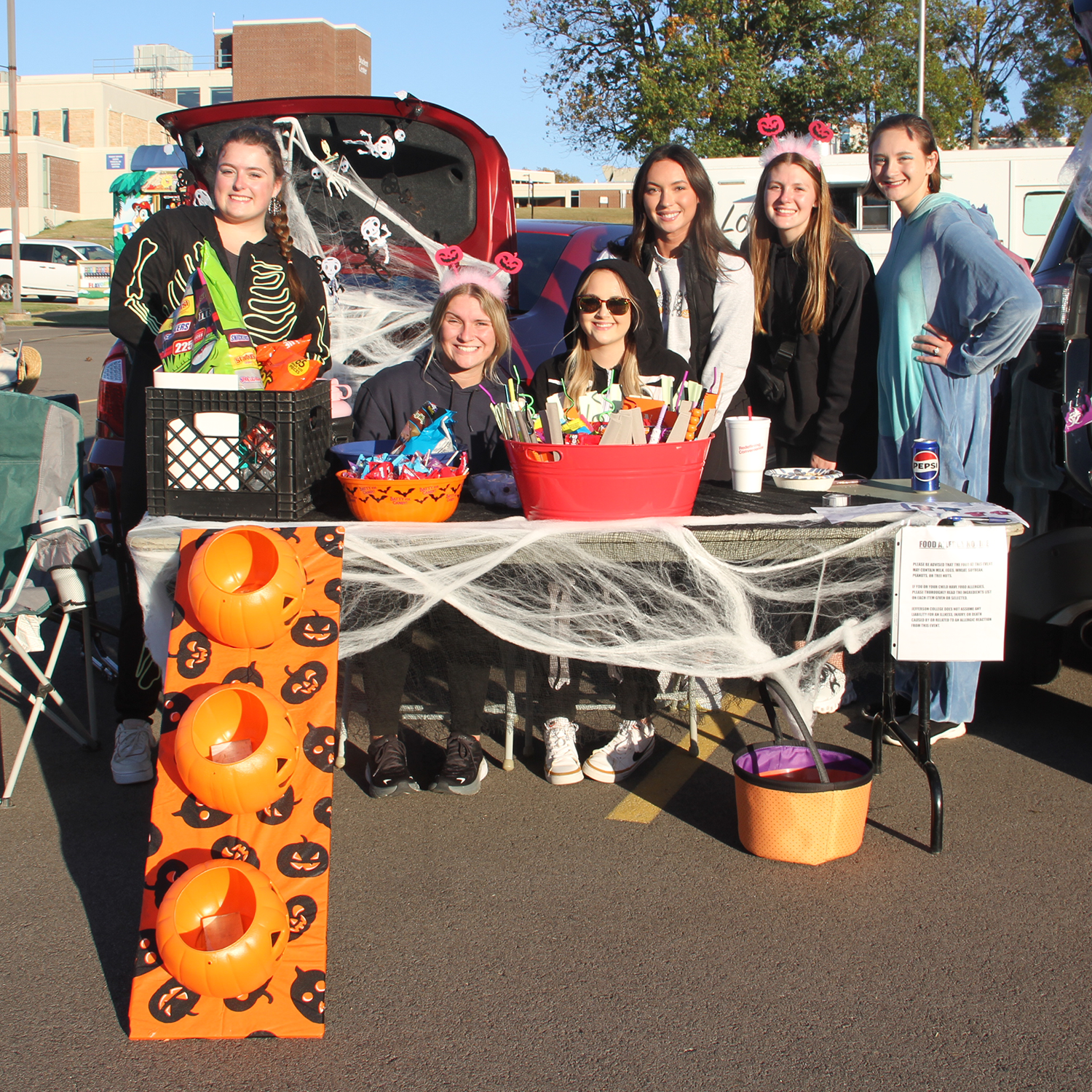 Rad tech club at Trunk or Treat