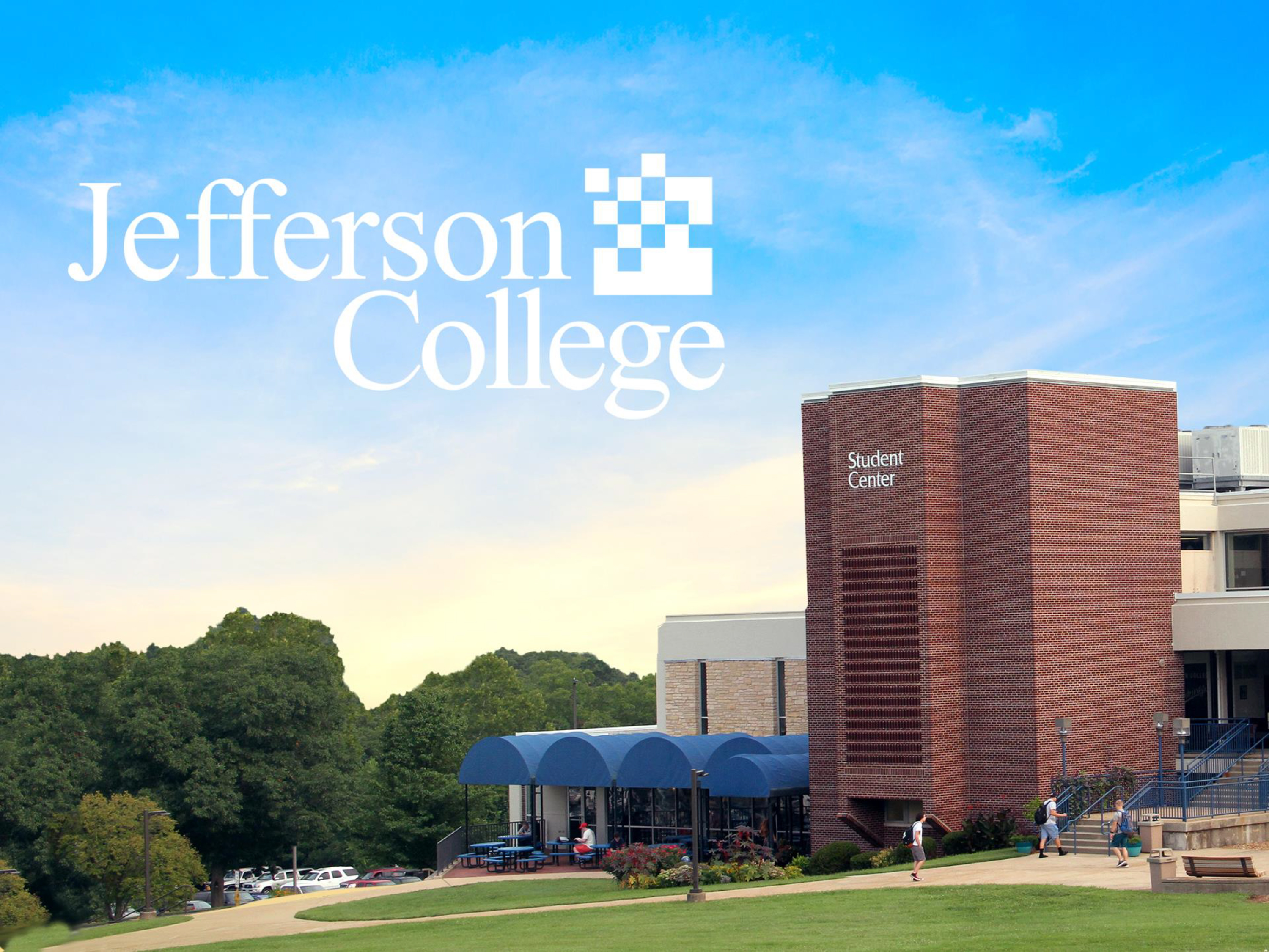 Jefferson College Logo with Student Center