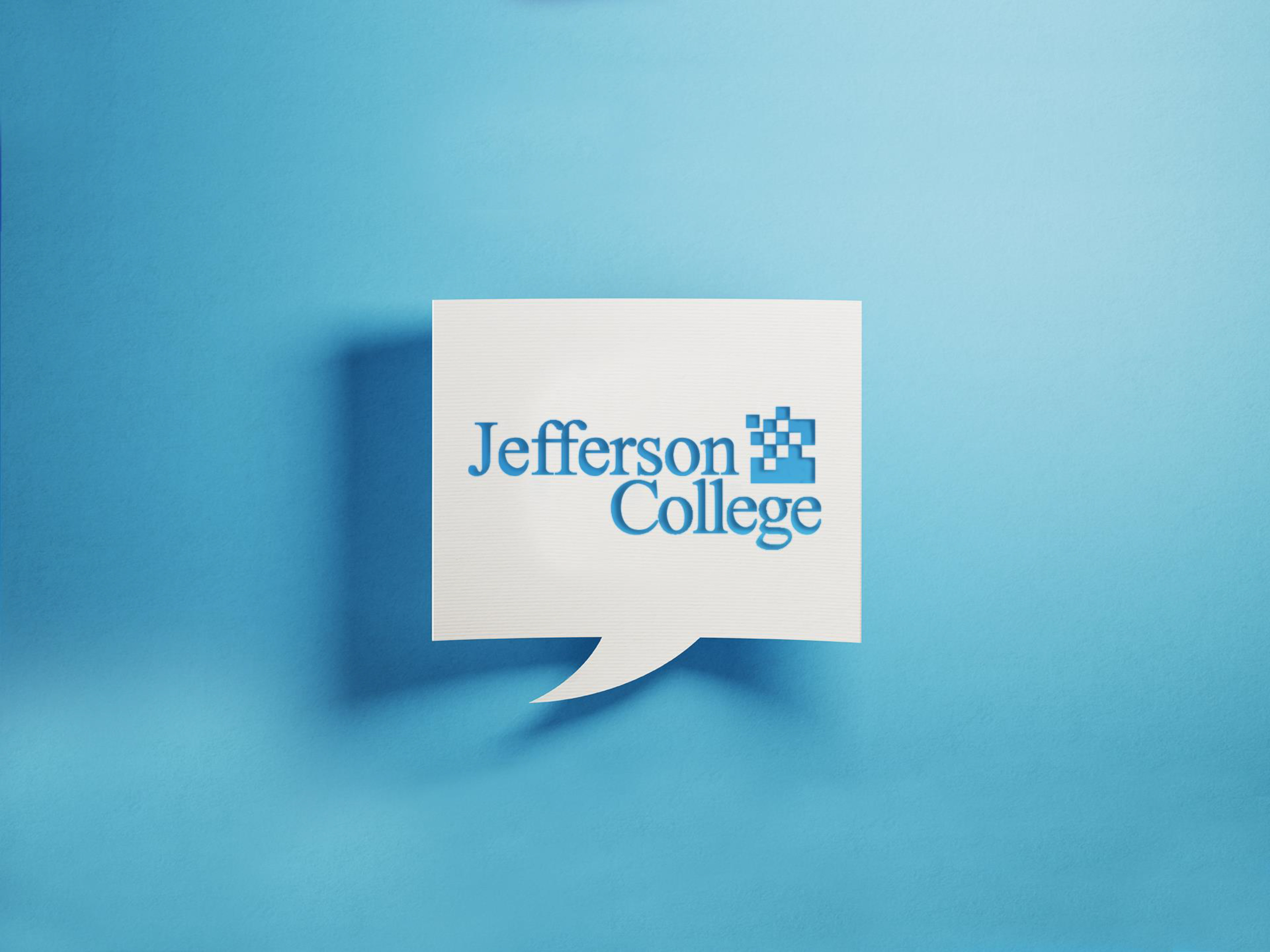 Jefferson College Logo in Chat Bubble